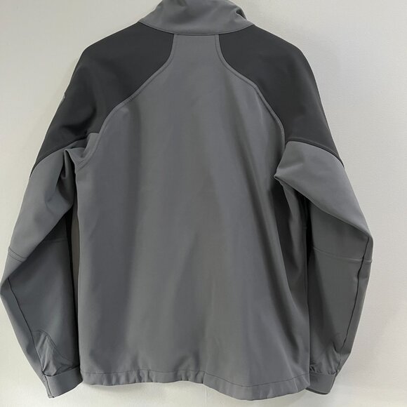 Marmot Men's Fleece Lined Full Zip Jacket Grey Large - Has Paint on the Sleeve - Picture 6 of 7